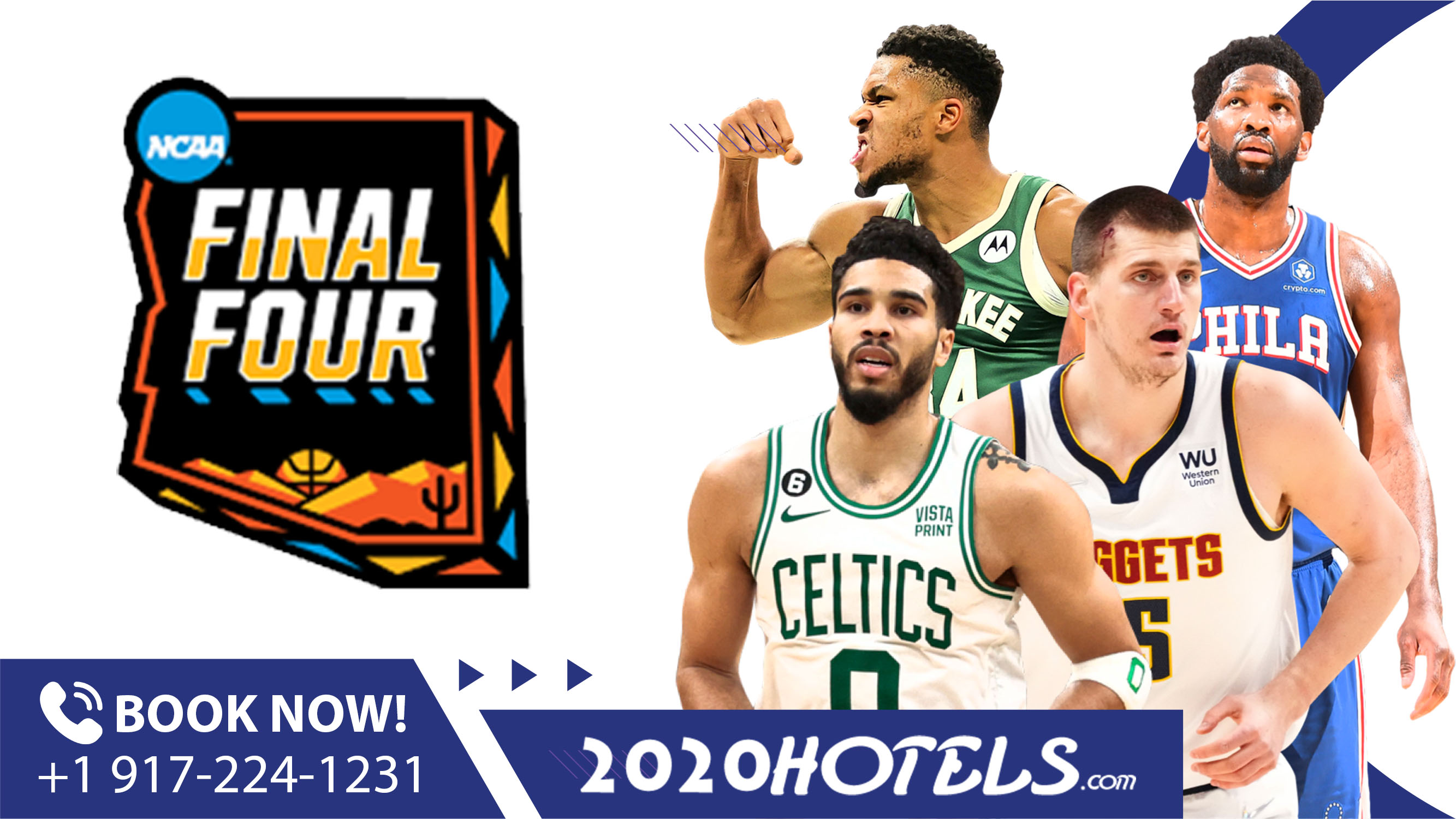 Book Hotels and Packages for NCAA Final Four 2024 April 6 and 8, 2024, Phoenix, State Farm Stadium, Arizona State University Book now our early bird specials! Click here for more info!